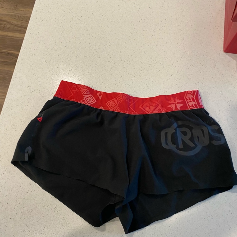 Reebok Crossfit Black and Red shorts